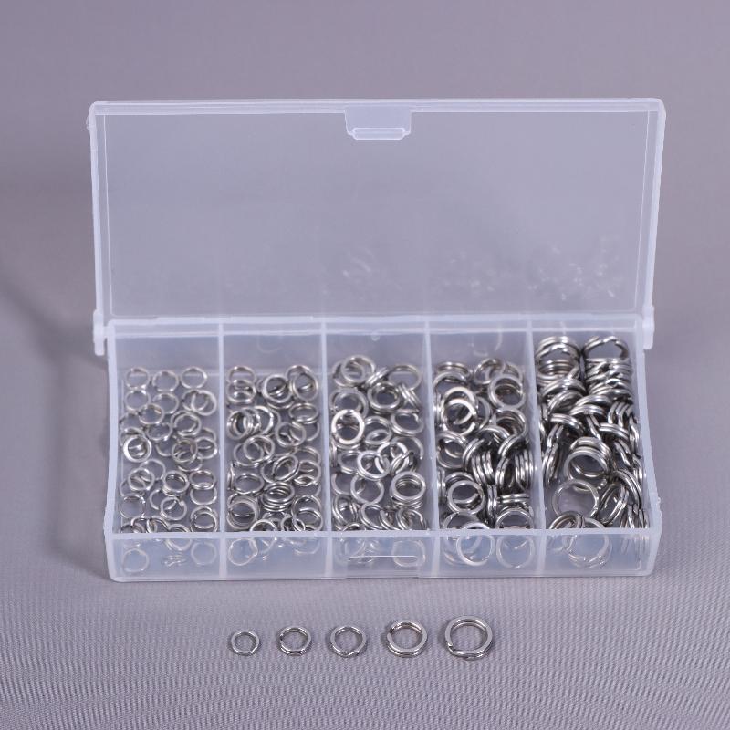 Fishing Lure Jig - Kit de 200 anneaux brisés en