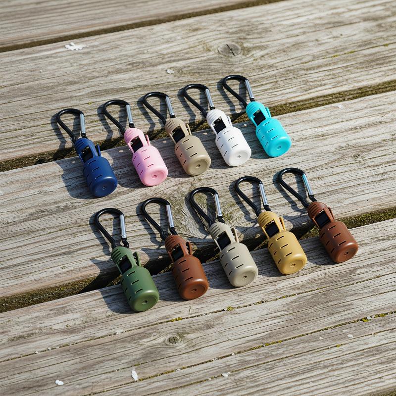 Fishing Lure Jig - Protecteur d'appât pour calmar avec mousqueton,