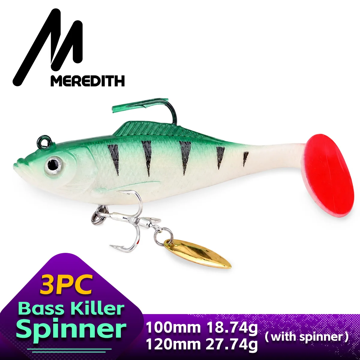MEREDITH Leurre de pêche spinn - Fishing Lure Blade Bait avis et prix