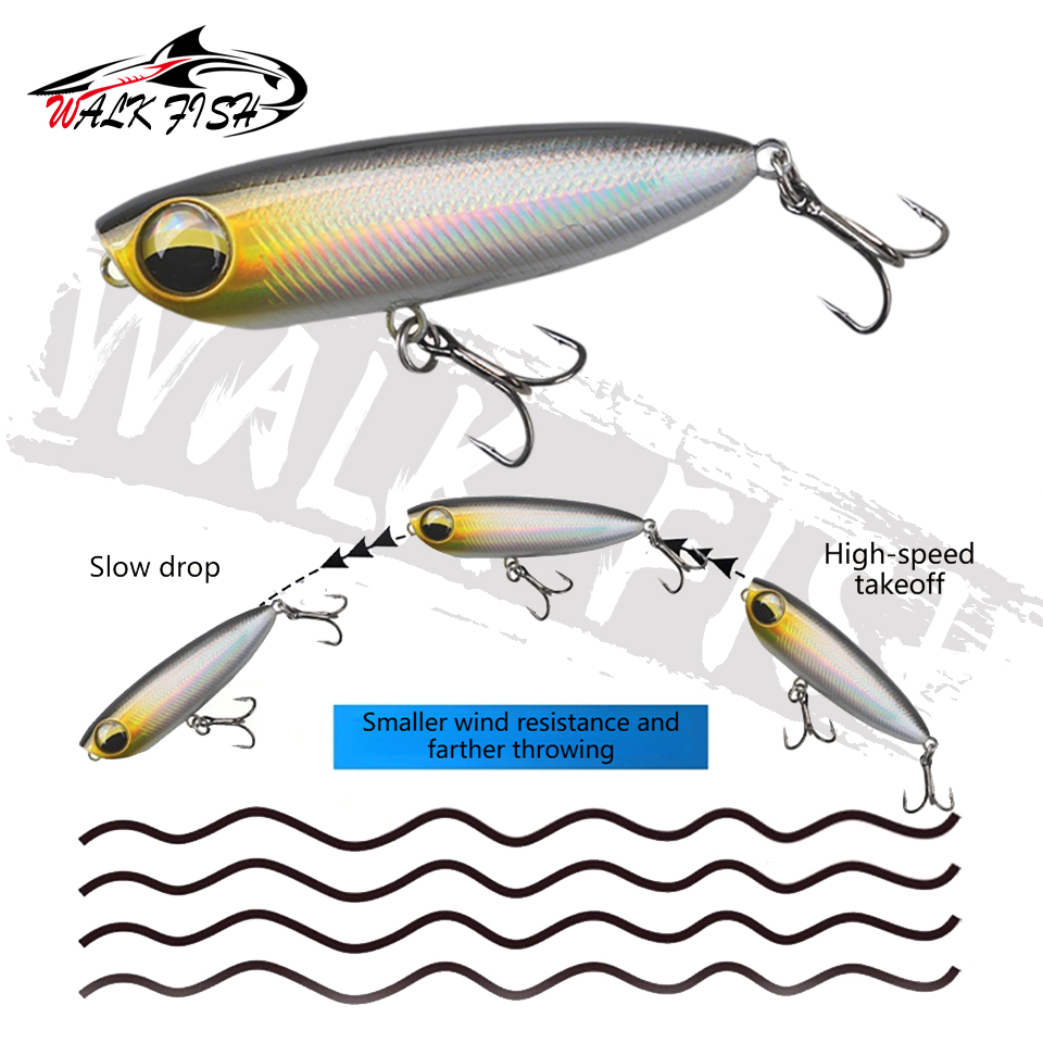 WALK FISH 1 pièce 6 cm 5,6 g L - Fishing Lure Popper avis et prix